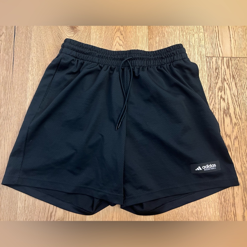 Adidas Black Men's Mesh Basketball Shorts